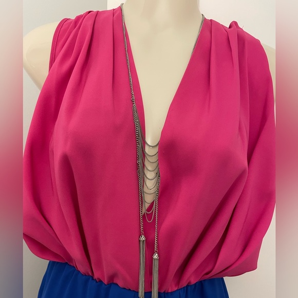 2 tone silky dress - Picture 4 of 5